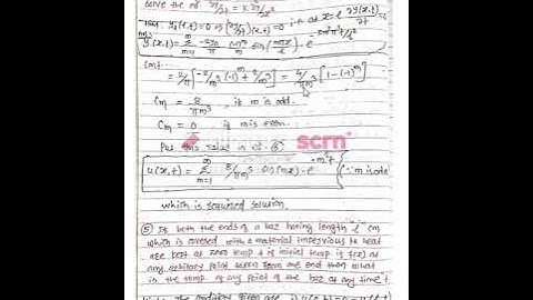Lecture 5 - Solved Examples on One Dimensional Heat Flow (Diffusion Equation)