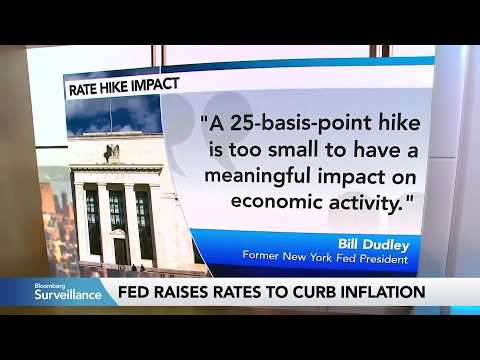 Bill Dudley Calls Fed’s 25-Basis-Point Hike ‘Too Small’