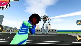 #STICKMAN SUPPER HERO, NEW SUPERMAN STICK HERO, ROBOT CAR GAME PLAY FIGHT, GANGSTER RETURNS screenshot 5