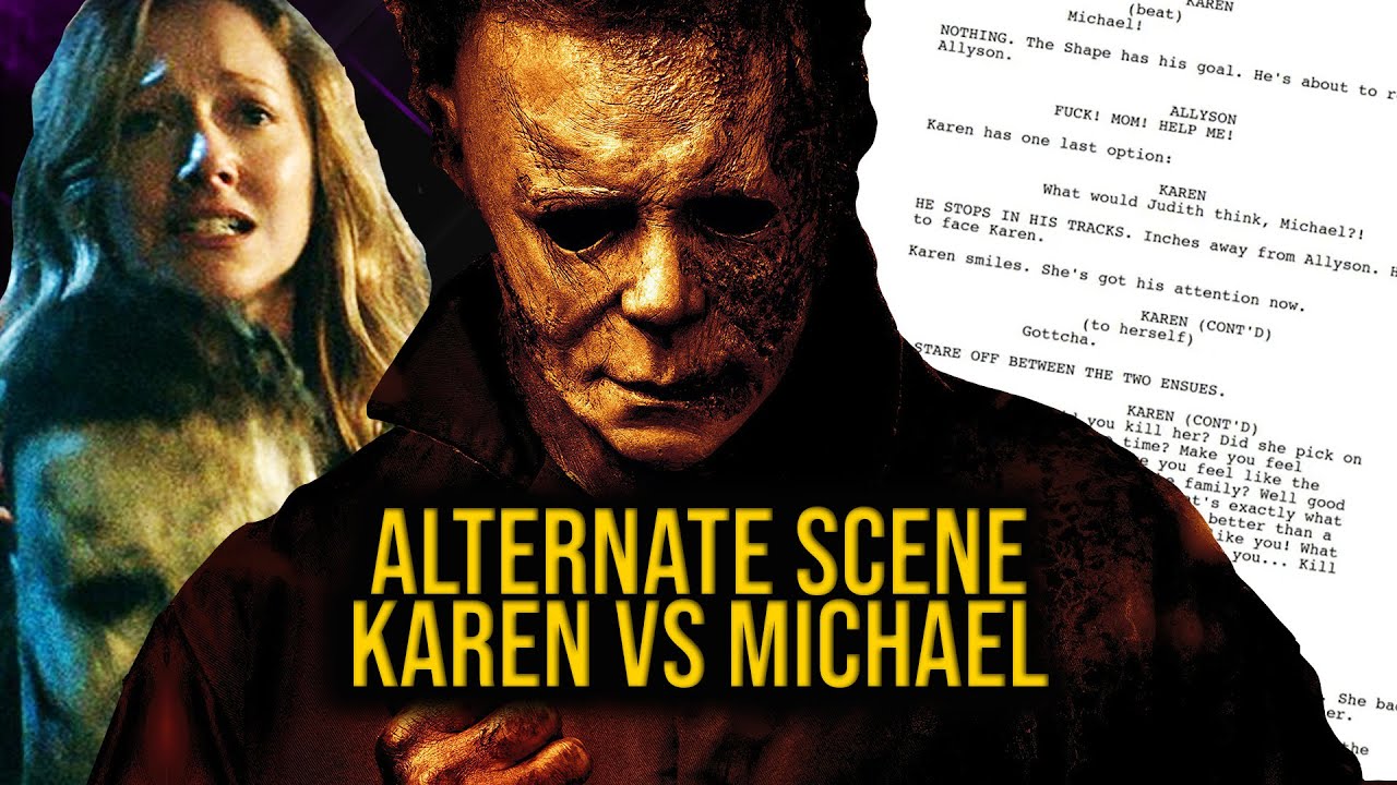 KAREN STRODE DELETED SCENE VS MICHAEL IN HALLOWEEN KILLS!