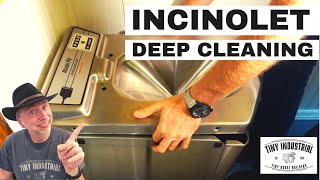 Incinolet Deep Clean 1Tiny House Incinerating Toilet  Deep Cleaning After 5 Years Use