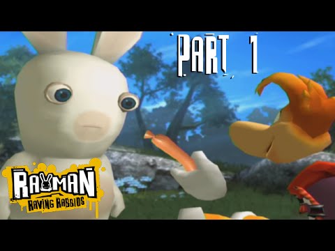 Rayman Raving Rabbids Part 1- RAYMAN IS IN JAIL! - YouTube