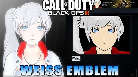 COD Black Ops 3 #RWBY Weiss Emblem