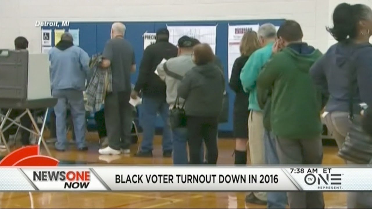 Black Voter Turnout Rate Declined In 2016 For The First Time In 20 Years In A Presidential Election