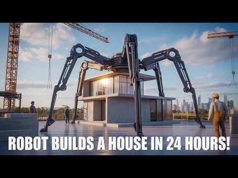 The Spider Robot That Can 3D Print a Full House in One Day | Future of Construction