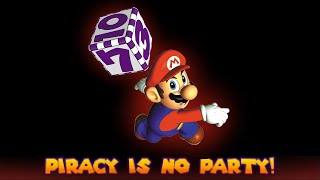 Mario Party - Anti-Piracy Screen