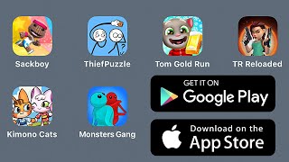 Ultimate Sackboy,Thief Puzzle,Talking Tom Gold Run,Tomb Raider Reloaded,Kimono Cats,Monsters Gang screenshot 5