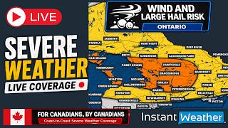 🔴 LIVE | ⚠️ Damaging Wind Gusts & Large Hail Risk for Ontario (Sat, Jun. 13, 2026)
