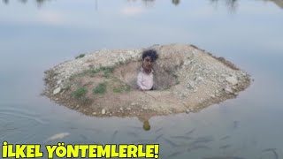 İlkel Yöntemlerle Balik Tutmak