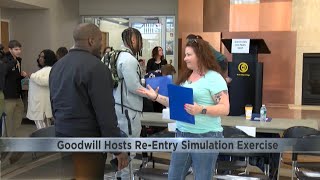 Goodwill hosts Re-Entry Simulation, providing view on life after incarceration: More details on the