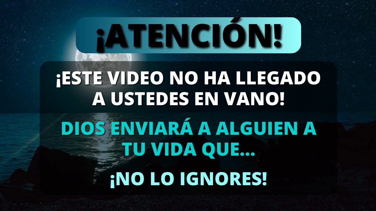 🛑 ESTO CAMBIARA TU VIDA PARA SIEMPRE 😱 DIOS QUIERE QUE SEPAS ESTO HOY l ...