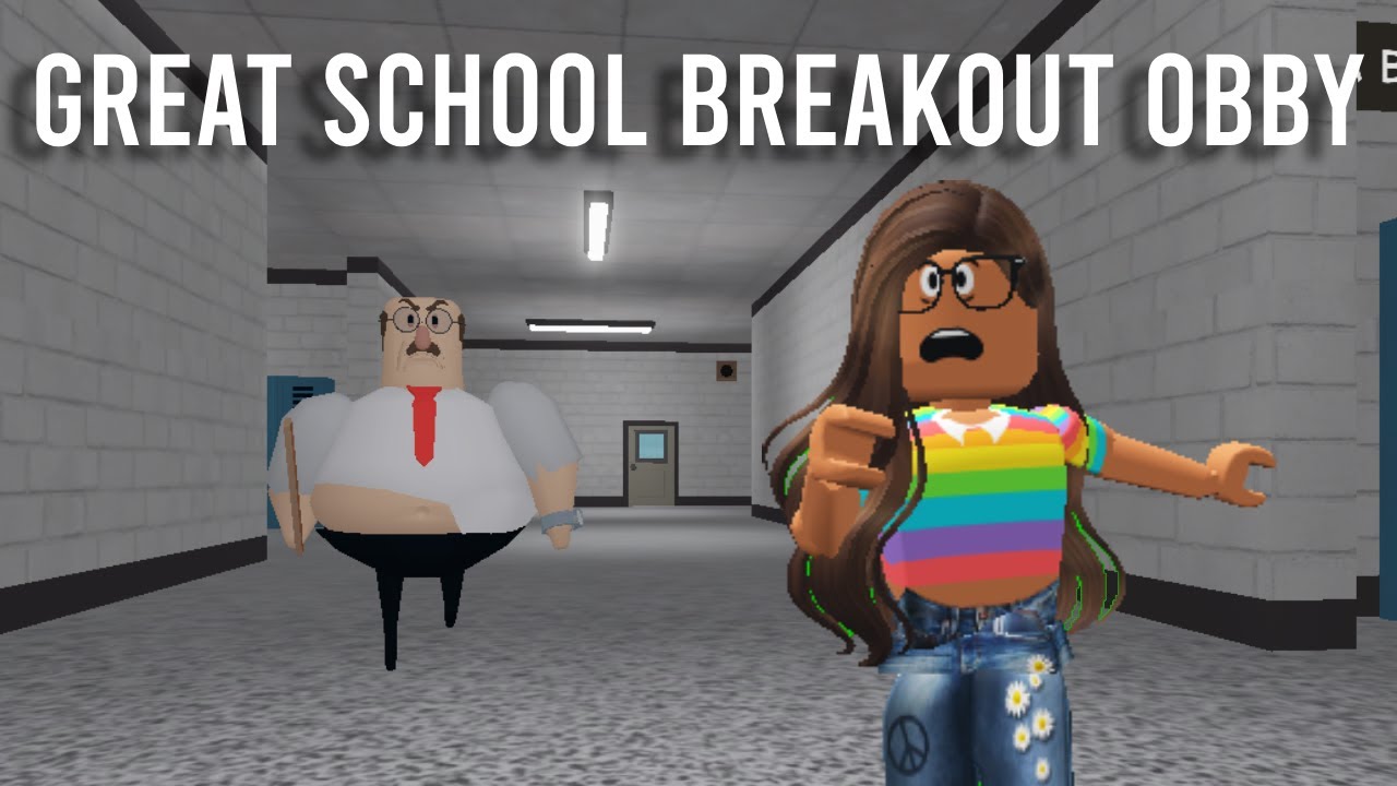 GREAT SCHOOL BREAKOUT | ESCAPE SCHOOL OBBY ROBLOX (EASY MODE) | FIRST ...