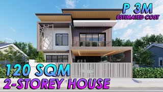 MODERN 4 BEDROOM 2 STOREY HOUSE (120 SQM) | ALG DESIGNS #37