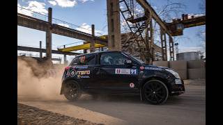 SS5 onboard, Vangaži 1. Minirallijs Vidzeme 2026, 11.04.26, Suzuki Swift Nr.91, M.Liepiņš un A.Saule