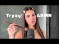 Leah Halton Tries ASMR Makeup For The First Time