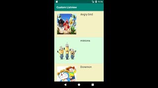 how to design custom listview as even and odd part 2