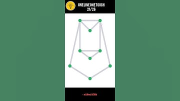 One line one touch 21/26 level #logicgames #braintraining #puzzlegame #games