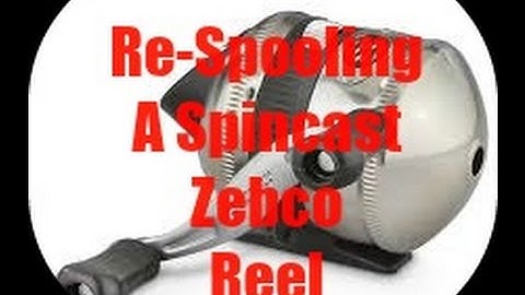 How to Change line on a Zebco Fishing Reel