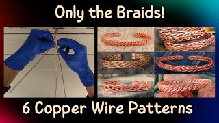 6 Easy Copper Wire Braids for Handmade Jewellery – Beginner Friendly