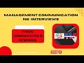 Management Communication N6 - Interviews Part A.