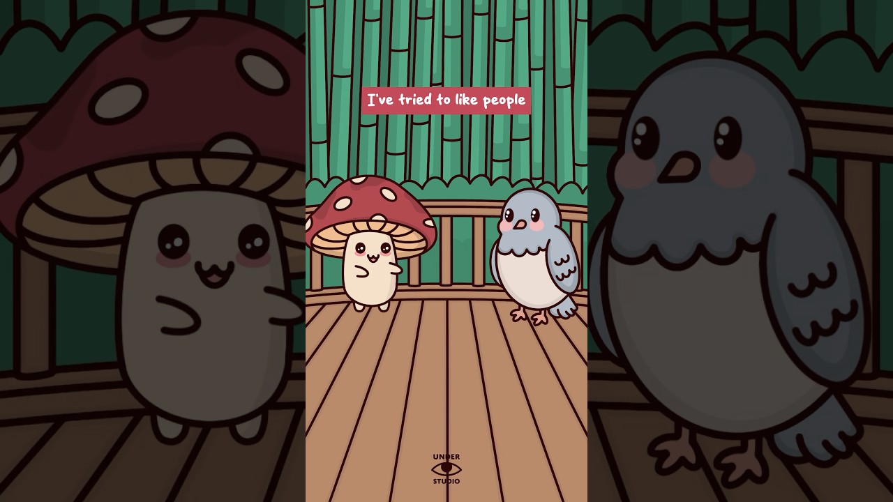 I Really Tried 🍄 Mushie & Birdie | Comedy Animation Meme | Original Audio: @cruze_shenanigans