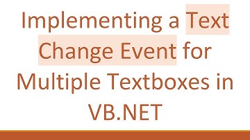 Implementing a Text Change Event for Multiple Textboxes in VB.NET