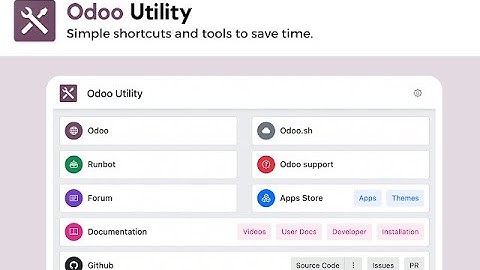 Odoo Utility Chrome Extension || Odoo shortcut tool