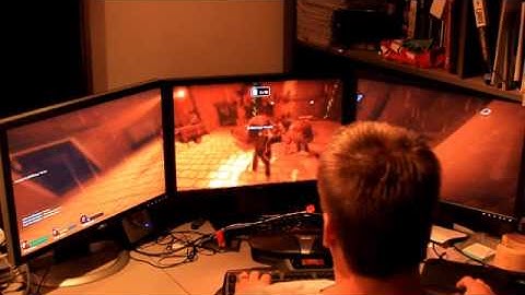 Left4Dead on 3 24" monitors with Eyefinity