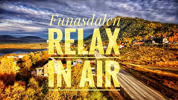 Funäsdalen Zweden. Ontspan muziekdrone 4k60p. Lens: 24&70 mm