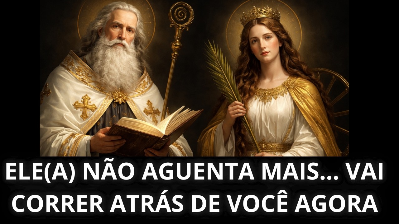 Amarração Santa Catarina e São Cipriano: ele(a) não aguenta mais e corre atrás de você agora Jávem!