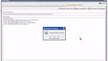 T2Ti ERP Delphi - Atualiza Banco de Dados Firebird