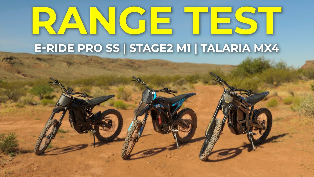Ebike Range Test // E-Ride Pro SS vs Stage2 vs Talaria - YouTube