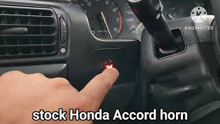Athlete Statistics Honda Accord with Cadillac Fleetwood 4 Note Horns