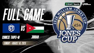 45th William Jones Cup 2026 Men’s Basketball Tournament CT-W vs. JOR