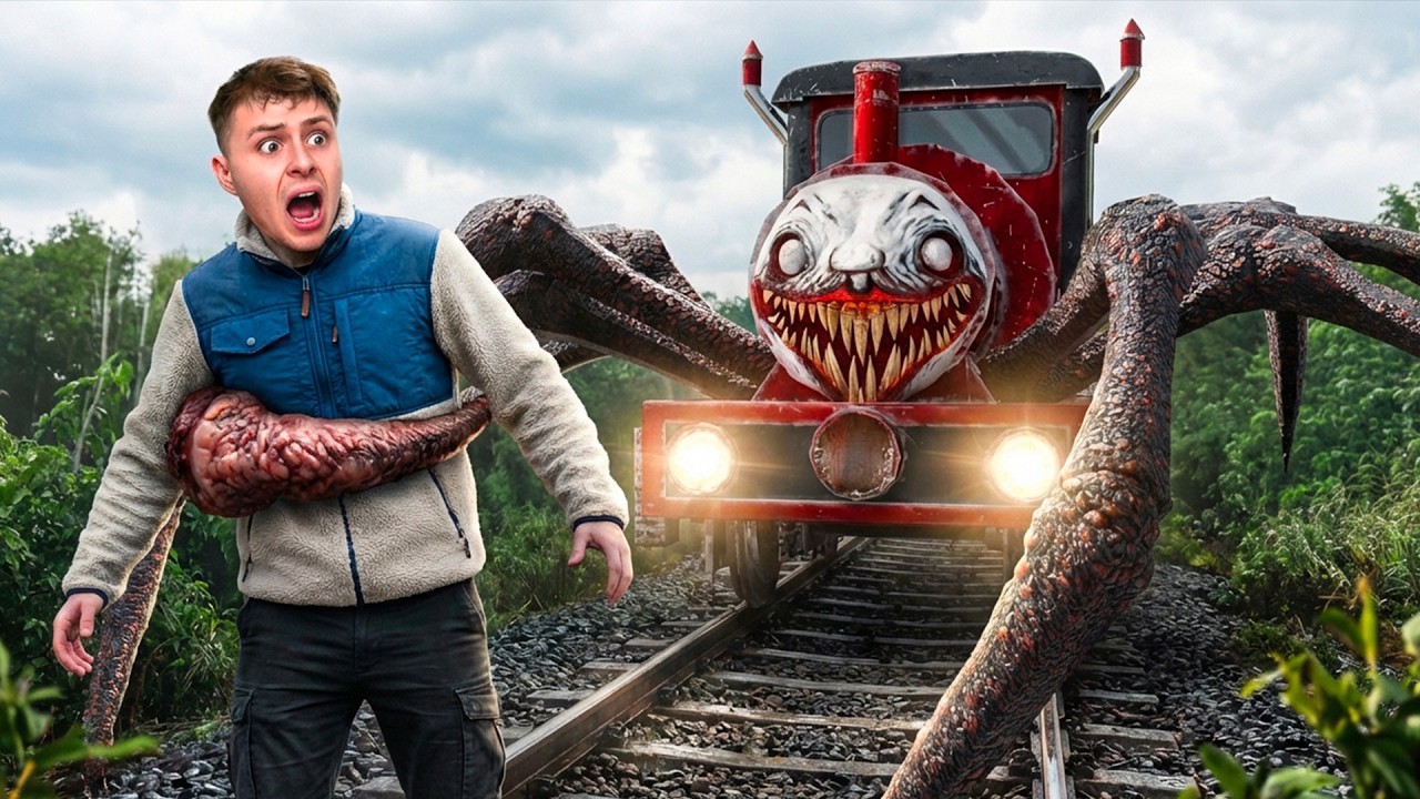 Můj Dron Natočil CHOO CHOO CHARLES v Reálném Životě!