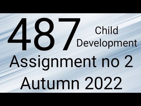 487 solved assignment autumn 2022 pdf download