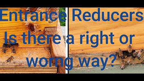 Entrance reducer. Is there a right or wrong way?