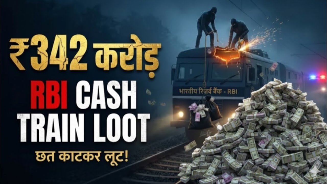 Reserve Bank 🏦Train Heist:342 Crore Rupees ($45 Millions)Financial Mysterious Case of Indian Railway