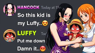 If Straw hats react to Baby Luffy | One Piece discord server