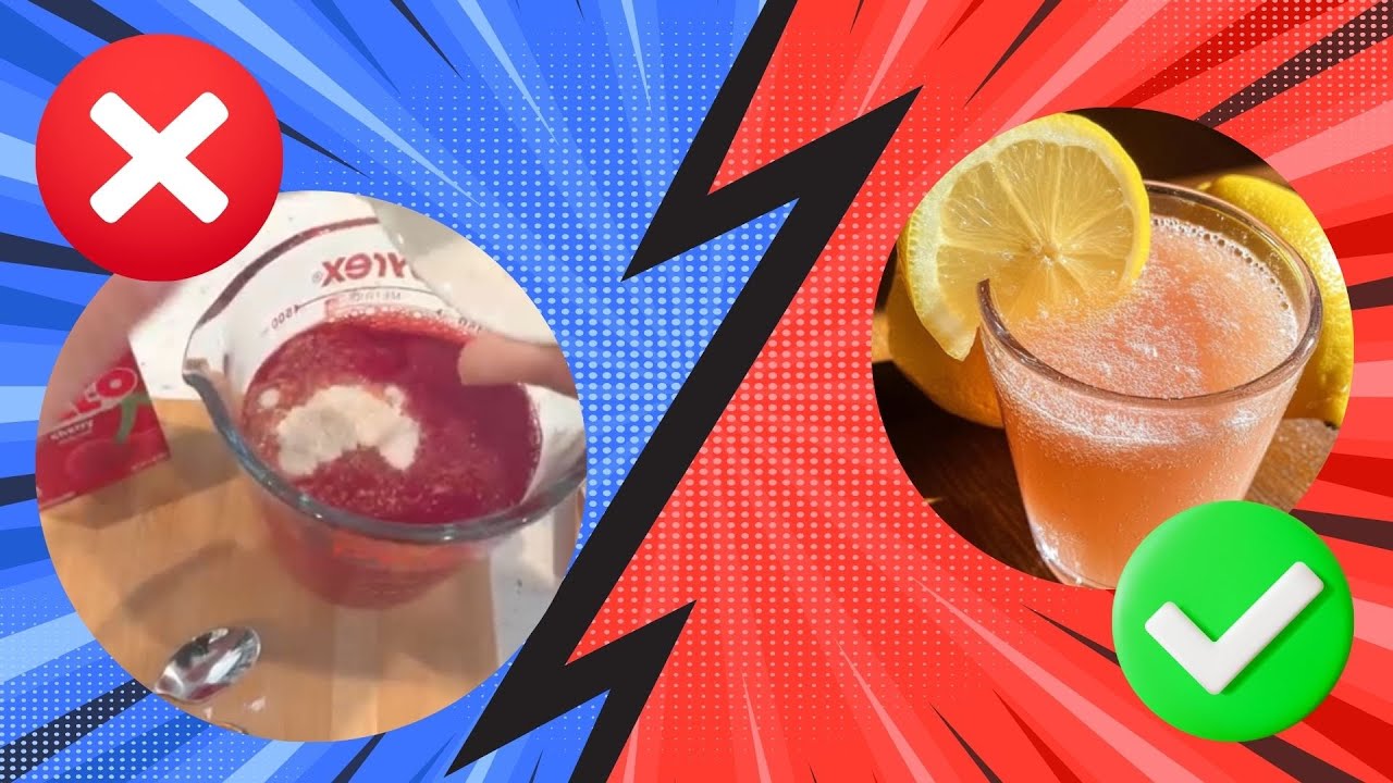 Gelatin Trick Recipe💥 Pink Salt Trick Recipe ((COMPARISON!)) Pink Salt Trick x "Bariatric" Gelatin