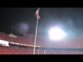 Ohio State Marching Band National Anthem at WI Game 9 28 2013 with overflight