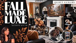 FALL GLOW UP: My Cozy Quiet Luxury Small Loft Decorate with me Makeover