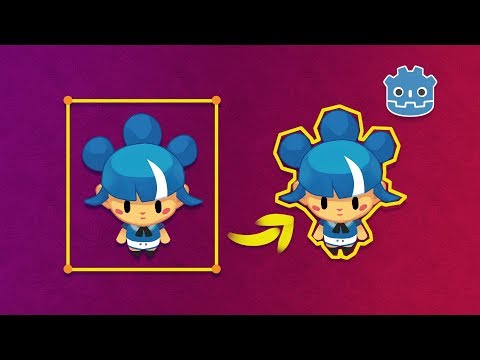 Convert a Sprite into a 2D Mesh in Godot 3.1 (tutorial)