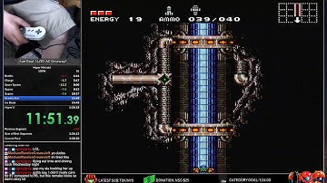 Hyper Metroid: 100% Speed Run in 1:24:46 (1:03) [WR]