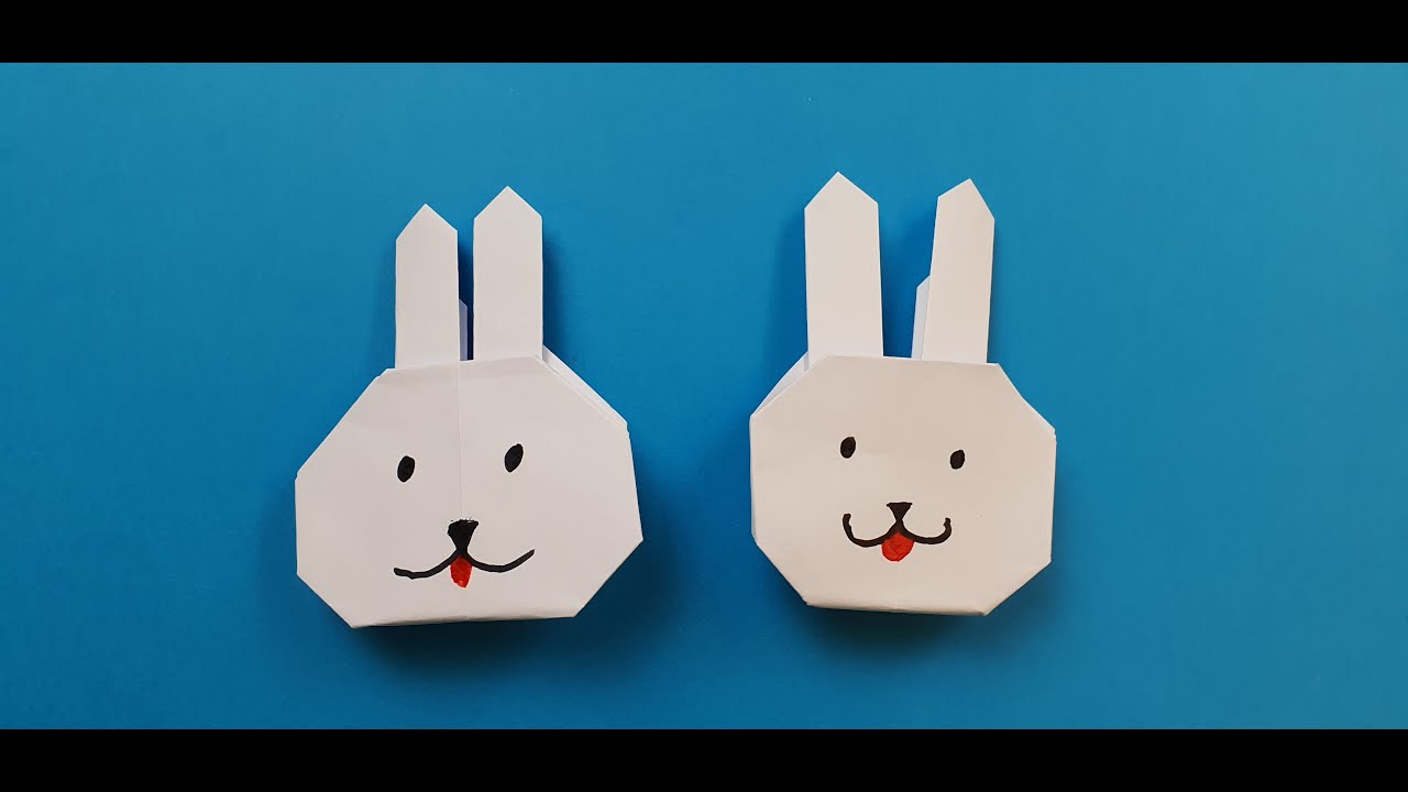 Easy Origami Rabbit. How to Make Rabbit Step by Step. Origami Easter ...