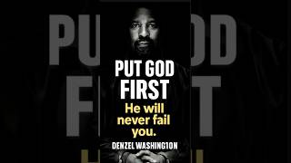 Put God First Your Breakthrough Begins Here Inspired By Denzel Washington