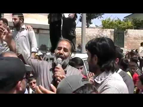 شام ادلب كفرومة احلى يلعن روحك يا حافظ ويا بشار بصوت حنون 19 5 2012