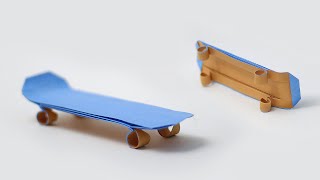 Origami Skateboard - How to fold