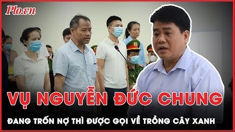 Vụ cựu Chủ tịch Hà Nội Nguyễn Đức Chung: Đang đi trốn nợ thì được gọi về trồng cây xanh|Tin nóng PLO