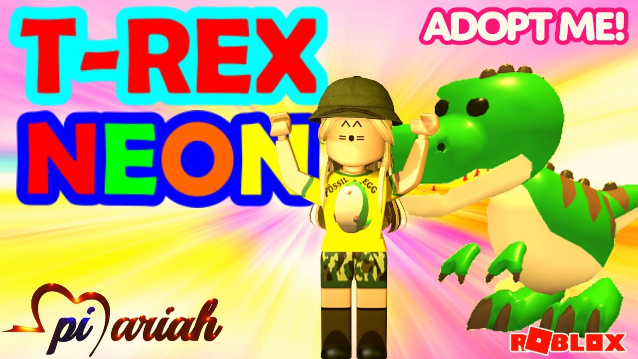 Featured image of post Neon T Rex Roblox Adopt Me This neon pet is so cool